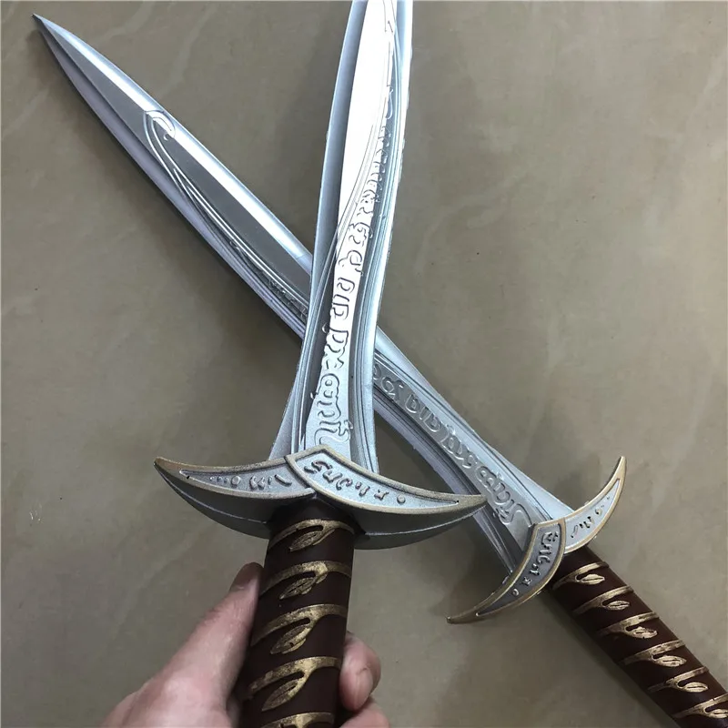 1:1 Movie Cosplay Sword 72cm Gold Sting The Hobbit Frodo Baggins Sword Kids Gift Safety PU Material