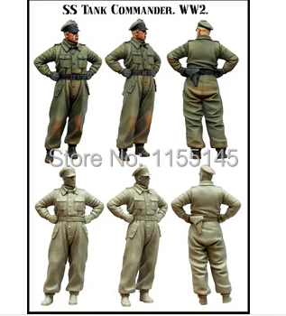 FREE SHIPPING 1 35 WWII German tank officer