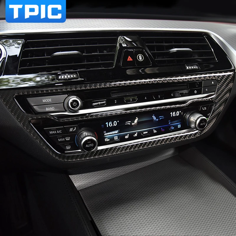 Наклейка на панель CD для кондиционирования воздуха BMW G30 5 Series|interior accessories|carbon interior