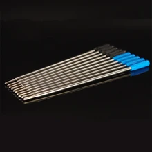 Канцелярские товары продвижение высокого качества поперечные Заправки черные и синие чернильные стержни шариковые 11,6 см