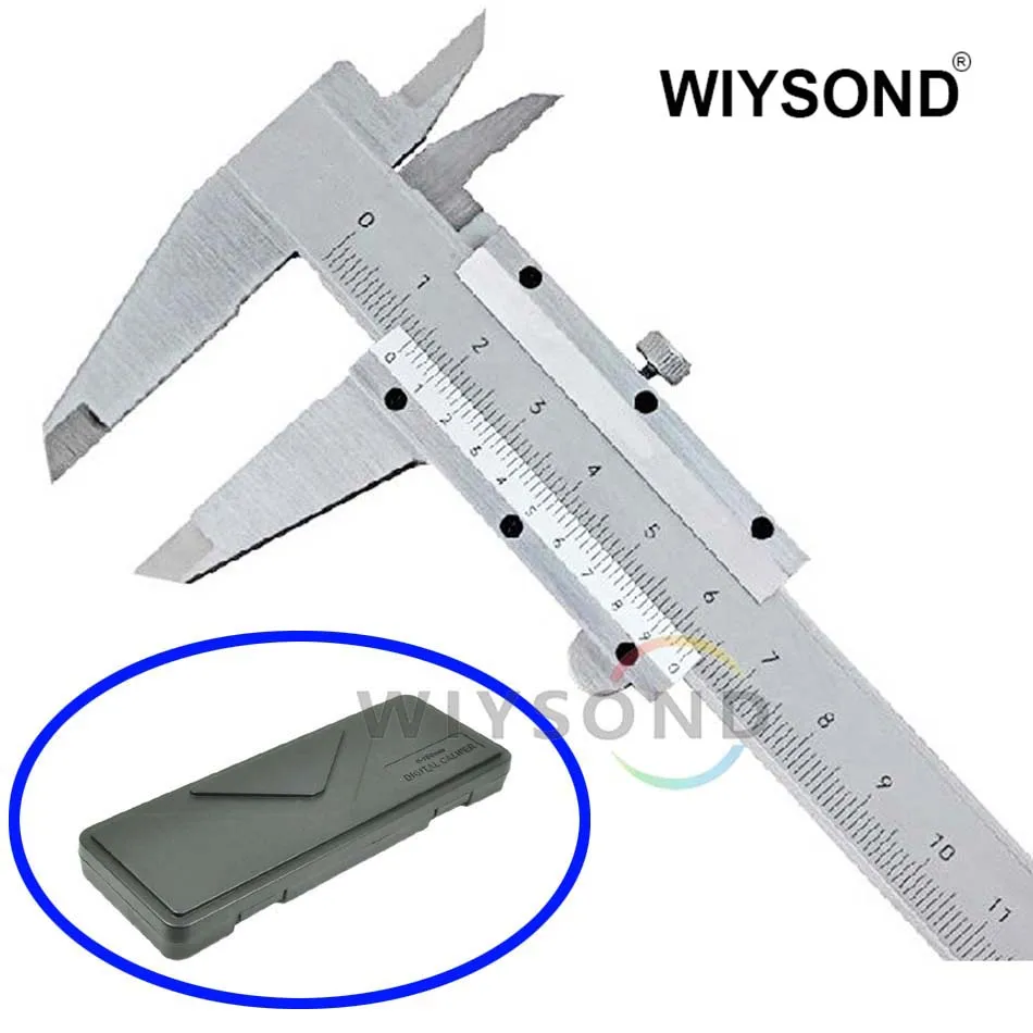 

C008 6" 150mm Stainless Steel 4 Way Micrometer Measurement Tool Vernier Caliper