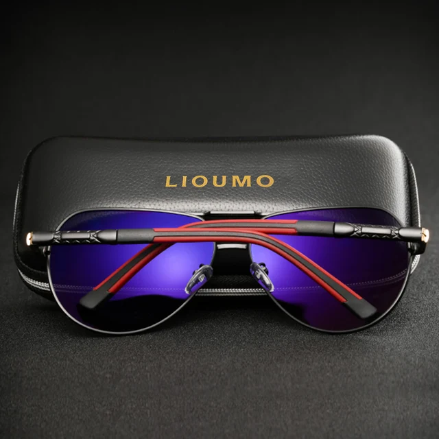 LIOUMO-gafas de sol polarizadas clásicas para hombre y mujer, lentes de aluminio HD, revestimiento para conducir, 2020 LIOUMO-gafas de sol polarizadas clásicas para hombre y mujer, lentes de aluminio HD, revestimiento para conducir, 2020