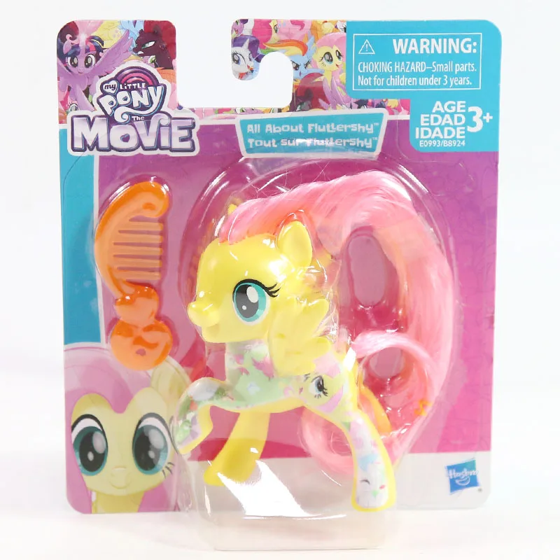 Игрушки My Little Pony, коллекционные экшен-фигурки из ПВХ, персонажи мультсериала «Дружба — это чудо» — пони Радуга Дэш, Пинки Пай, Лира Хартстрингс, Рарити - Цвет: yellow orange comb05