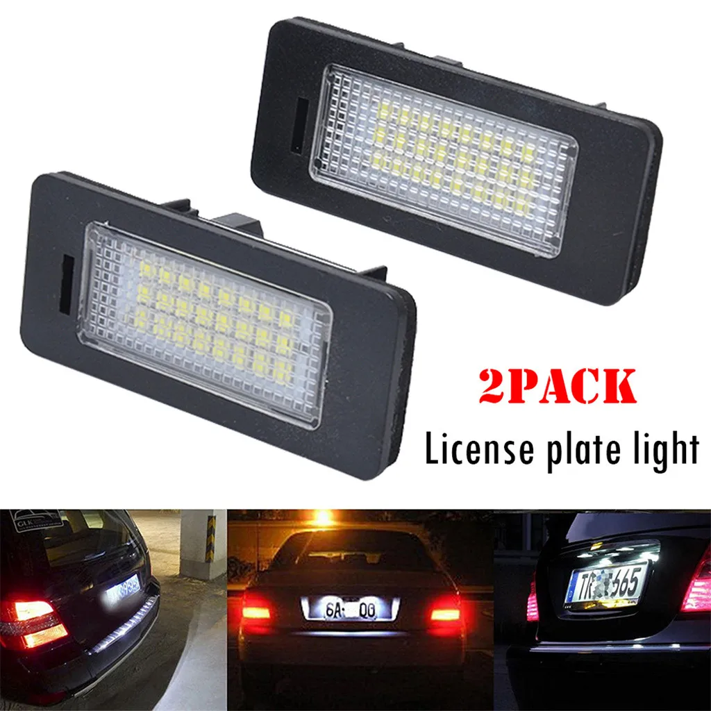 

2.8W Waterproof LED 12V License Plate Light Car Boat Lamp For BMW E39 E82 E92 E93 license plate light F31 5D 2012 Series
