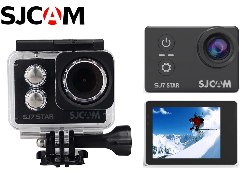 3 SJCAM SJ7 Star 4K Wifi Sports Action Camera