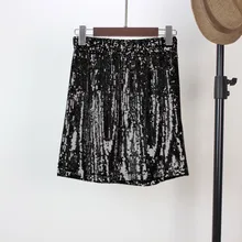 Faldas Mujer Moda летние взрывные женские колготки с высокой талией с блестками вечерние женские повседневные короткие мини юбки юбка женская 40