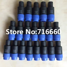 20 шт./лот высокое качество громкая связь, 4pin разъемы speakon, 4 полюсный разъем мужской разъем для подключения динамика для горячей продажи