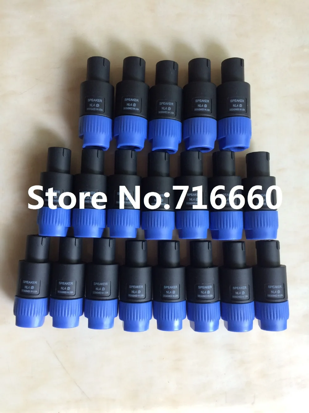 

Free Shipping 20pcs/lot High Quality speakon,4pin Speakon connectors,4 pole plug male audio speaker connector for hot selling