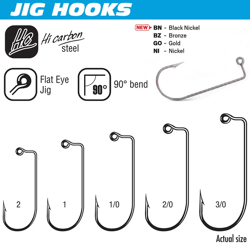 90 Градусов Джиг Крюк 2X Сильный Круглый изгиб-пакет 60 Абердин джиг рыболовные крючки