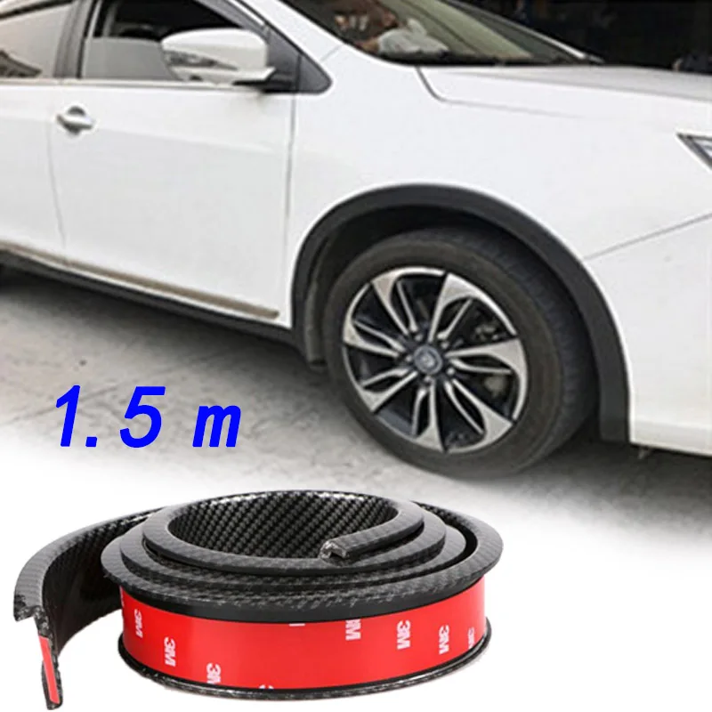 

Moulding Extension Fender Car Weather Truck Bumper Seal strip Wheel Elastic Anti Scratch Protector Guard Motor