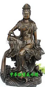 

Bronze statue copper guanyin buddha copper bronze statue decoration Large