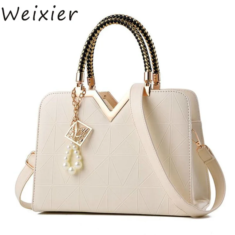 WEIXIER جديد بو الجلود سيدة حقائب شنقا زخرفة أعلى-حقائب بيد قابل للتعديل حزام الكتف عالية الجودة Crossbody حقيبة V2-08 WEIXIER جديد بو الجلود سيدة حقائب شنقا زخرفة أعلى-حقائب بيد قابل للتعديل حزام الكتف عالية الجودة Crossbody حقيبة V2-08