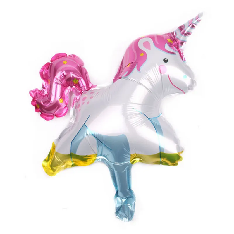 

5PCS Mini lovely unicorn foil balloons pink cartoon child toys globos kids birthday baby shower party decoration supplies balls