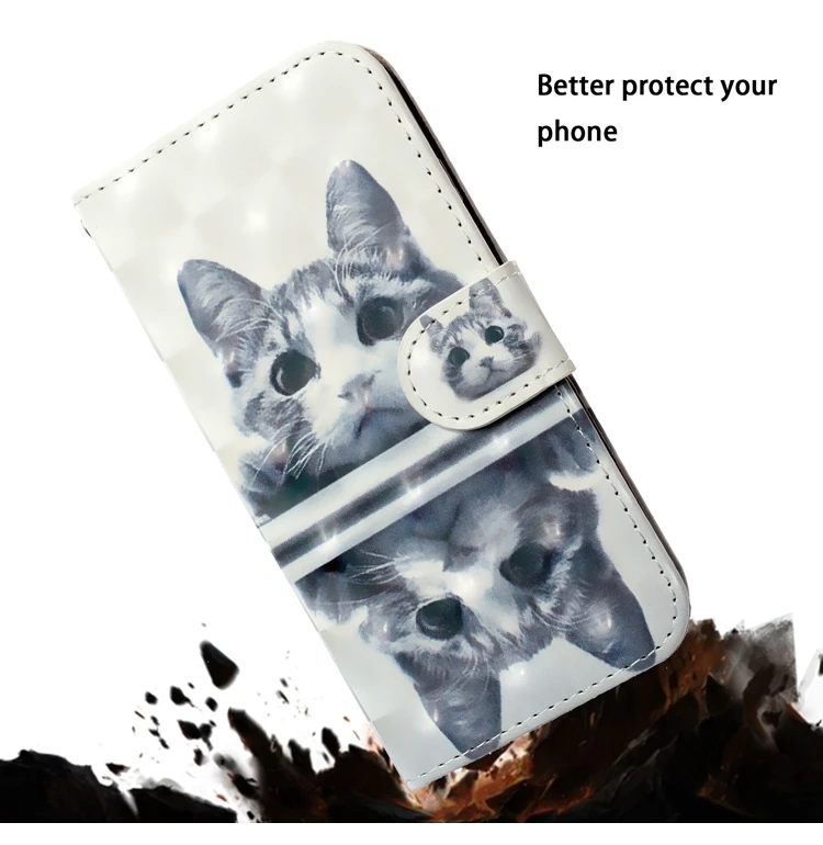 Чехол-книжка с откидной крышкой для Etui samsung Galaxy A30 A50 M10 M20 M30 S10 e J4 J6 Plus A7 откидной кожаный чехол-бумажник чехол для телефона Couqe