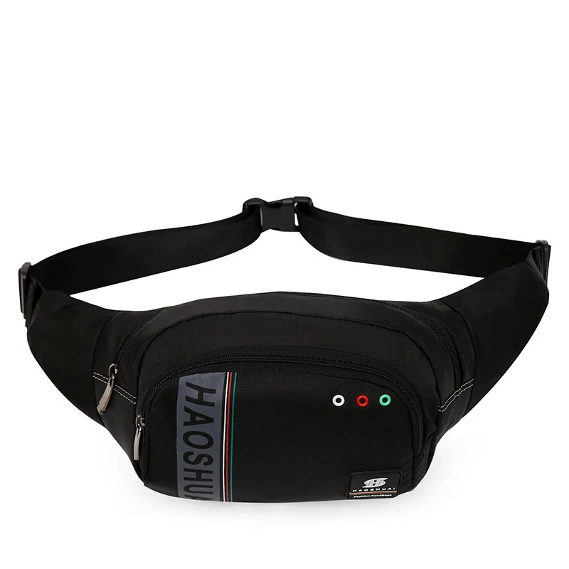 Unisex Nylon Waist Belt Bags Purse Crossbody Chest Back Pack Multi functional Shoulder Messenger
