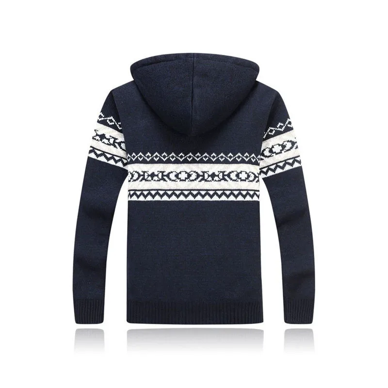 Winter Knitted Sweater Hooded Sherpa Fleece Lined Cardigan Warm Coat Casual Tops 2019 Chic Boho Knitting Sweaters Winter Knitted Sweater Hooded Sherpa Fleece Lined Cardigan Warm Coat Casual Tops 2019 Chic Boho Knitting Sweaters