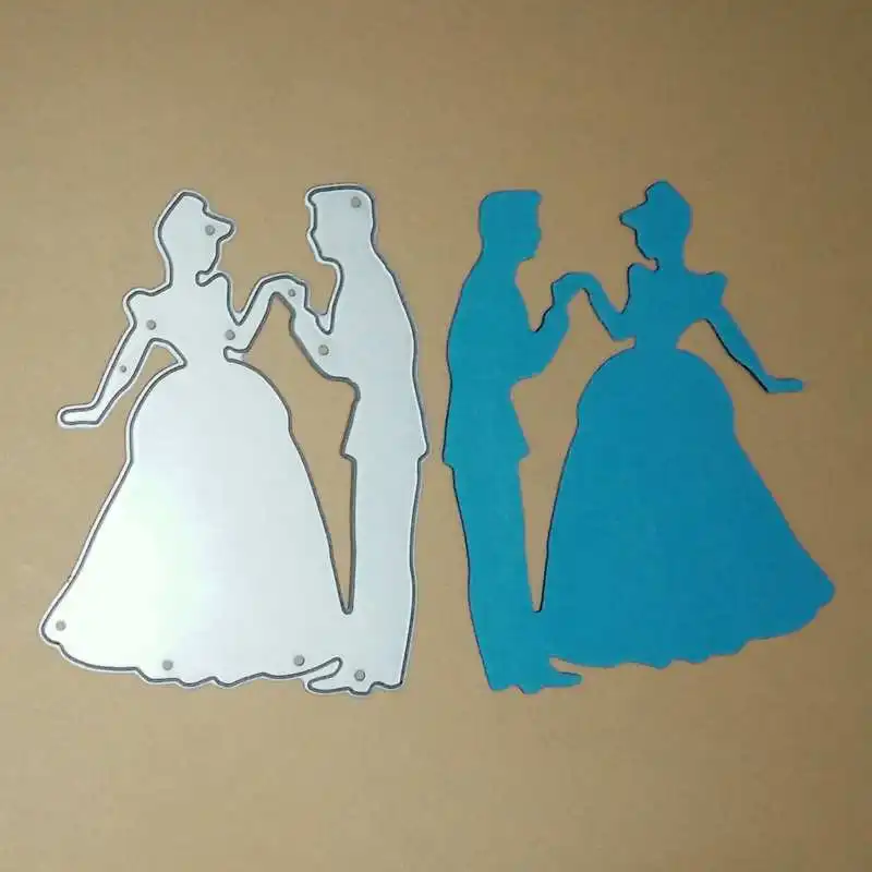 

Princess Prince DIY Die Cutting Template Metal Steel Cutting Dies Stencils Scrapbooking Decorative Embossing Suit Card
