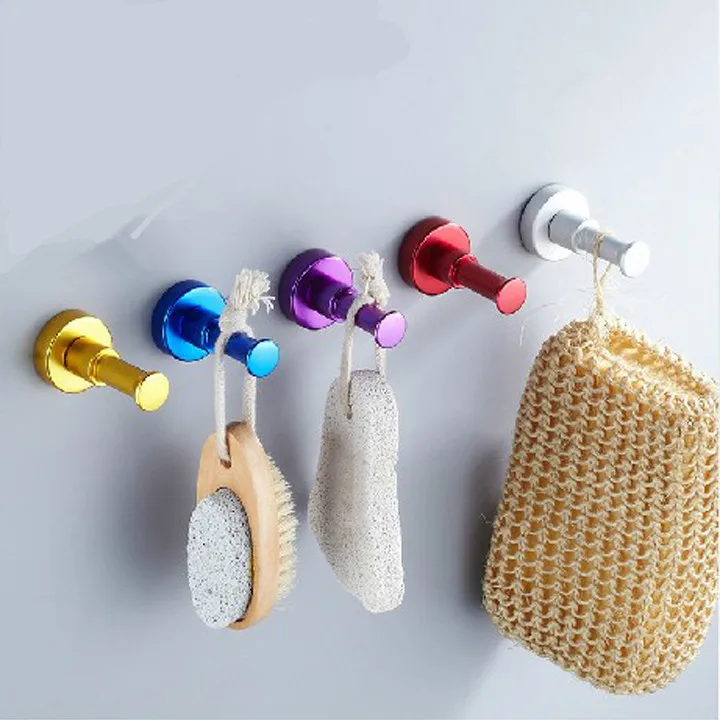 35cm 5pcs diy multicolor aluminum kitchen wall hooks bathroom coat clothing hanger hook home - Decorative Picture Hangers 35cm 5pcs diy multicolor aluminum kitchen wall hooks bathroom coat clothing hanger hook home - Decorative Picture Hangers