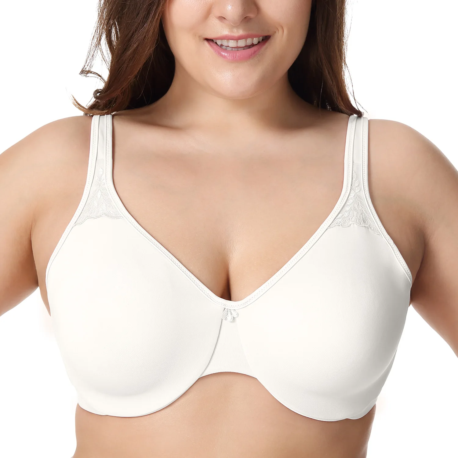 Women's Smooth Full Coverage No Padding Underwire Seamless Plus size Minimizer Bra Women's Smooth Full Coverage No Padding Underwire Seamless Plus size Minimizer Bra