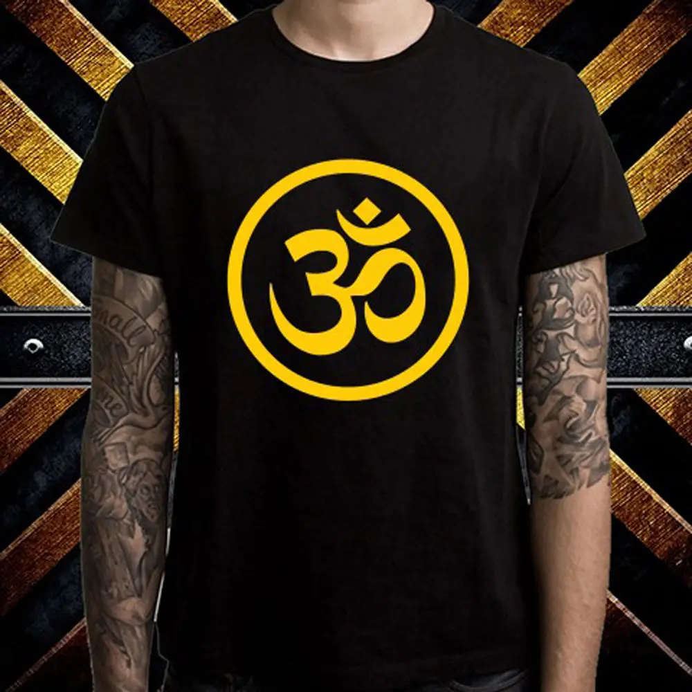 Новый Namaste Yogaer Sportser инструктор ТВ Логотип для мужчин черный футболка Размеры S-3XL