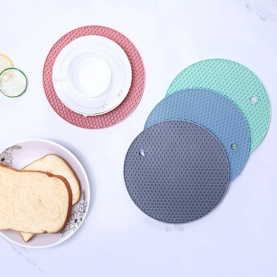 

1 Ps Creative Honeycomb Shape Nordic Style Thicken Kitchen Tableware Pad Dinner Decor Dish Pan Cup Mug Mats Pads Drop Shipping