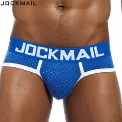 JOCKMAIL Брендовое Мужское нижнее белье трусики для женщин хлопок горошек пикантные гей пенис чехол calzoncillos hombre slip гей пижамы мужские шорты