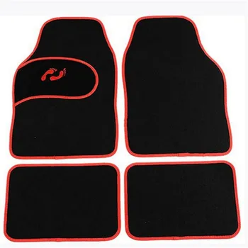 

new Car Styling high quality 4pcs/set Universal auto Car Floor Mat pad foot mat auto anti slip mat 3 colors auto supplier