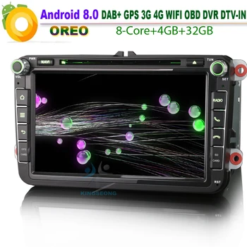 

Android 8.0 Car GPS Navigation player for VW Multivan T5 Polo New Beetle 2 Seat DAB+ Car Stereo Radio RDS BT DVD OBD CD OPS Wifi