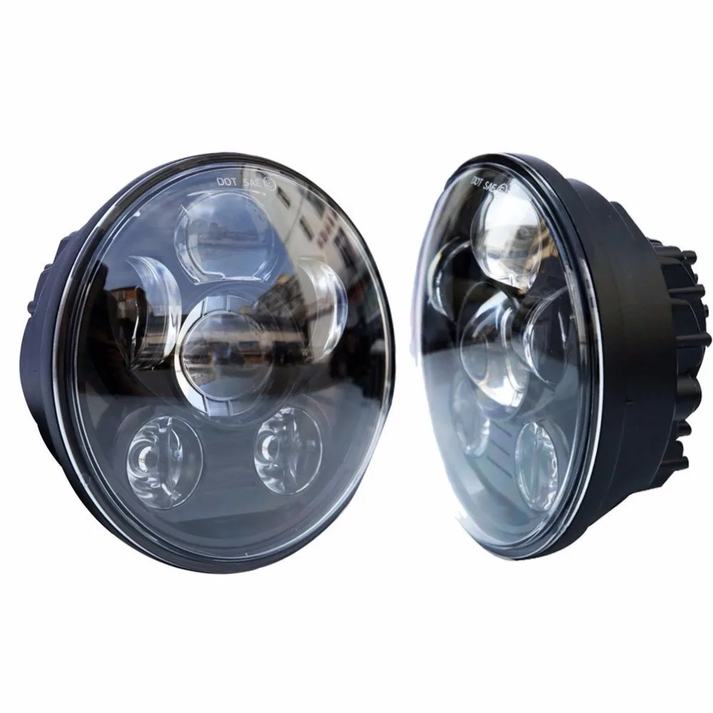  5.75 Inch Led Headlights For Harley Triumph Rocket iii 3 & Speed Triple & Street Triple & Thunderbi - 32812602655