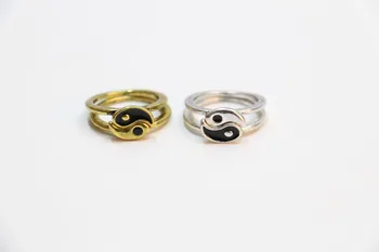 

Fashion exclusive retro ring Two levels of gossip rings for women Wholesale