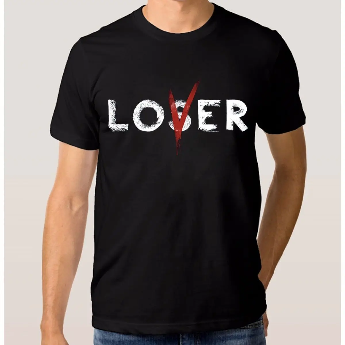 

Loser / Lover T-shirt Men's It Pennywise New Cotton Tee