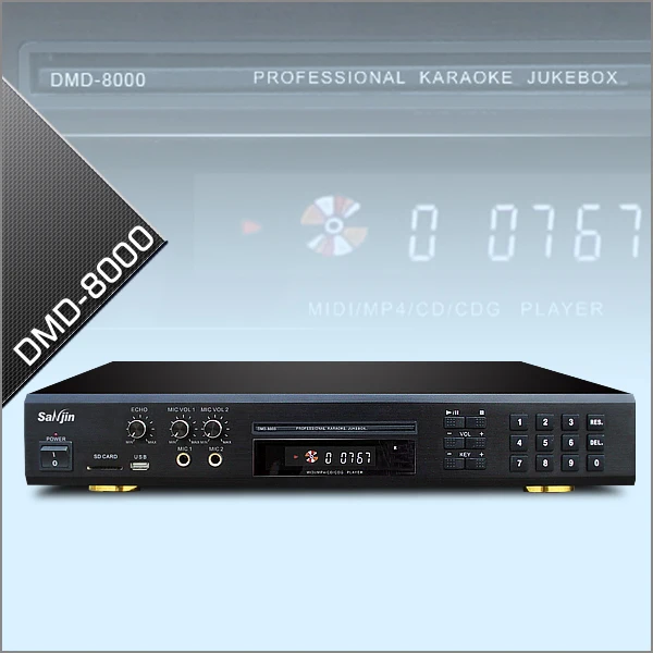 Midi/DVD Karaoke Player With Digital Recording 38k Karaoke songs DMD