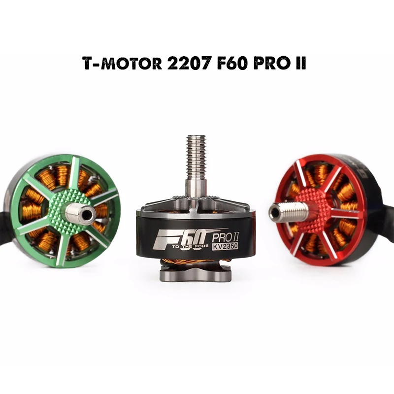 

4pcs T-motor F60 PRO II 2207 2350KV/2500KV/2700KV Brushless Electrical Motor For FPV Racing Drone FPV Freestyle Frame