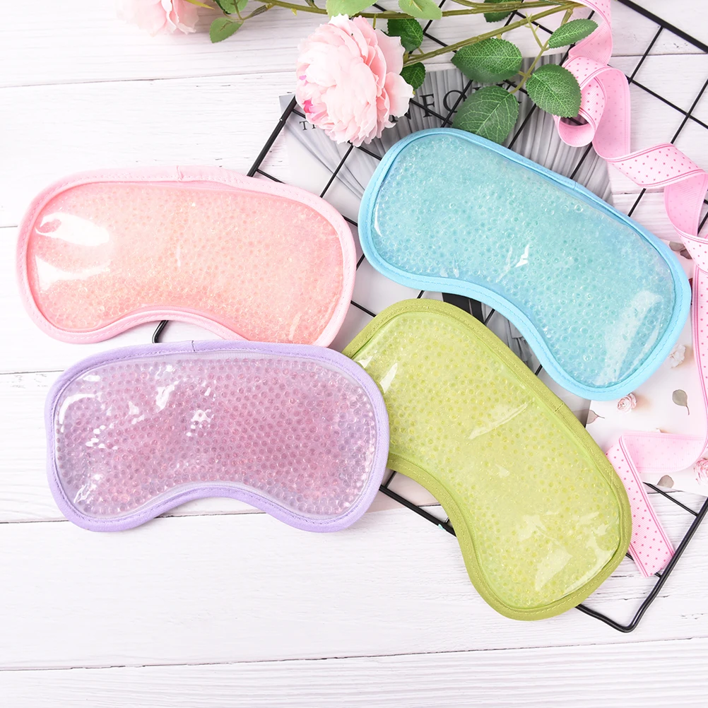 

1PCS Eye Care Gel Eye Mask Cold Pack Warm Hot Heat Ice Cool Moisturizing Soothing Tired Eyes Pad Masks 22X11CM