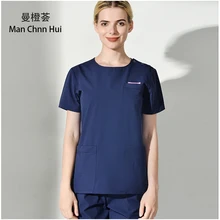 Медицинская Одежда наборы скрабов для докторов медработников Униформа стоматология оральная клиника Pet Doctor рабочая одежда общий медицинская одежда для женщин