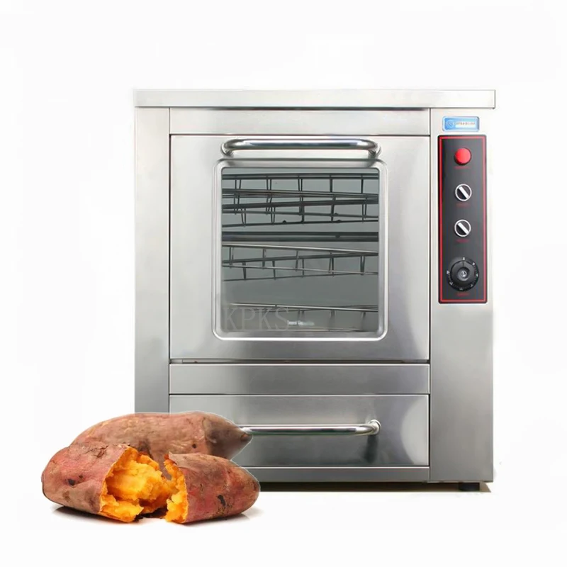 Commercial Sweet Potato Baking Stove Automatic Sweet Potato/Corn/Taro Roasting Machine Electric Sweet Potato Broiler KK-68