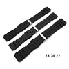 1PC Silicone Rubber Watch Strap Band Deployment Buckle Diver Waterproof 18mm - 22mm Watch Band ► Photo 1/6