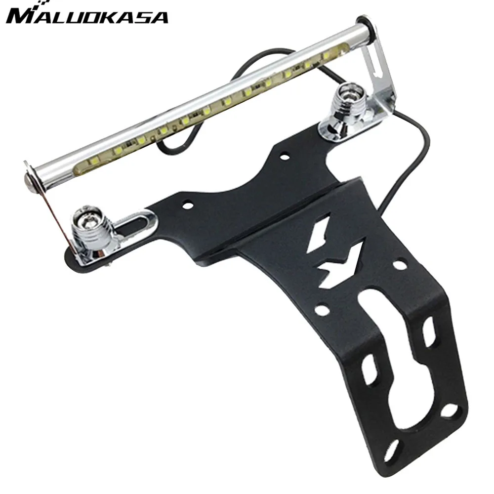 

MALUOKASA Motorcycle LED Fender Eliminator License Plate Light Bracket for Yamaha YZF-R1 2004 05 06 07 08 09 10 11 12 13 14 15