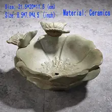 Ceramics Lotus leaf Cacti Succulent Plant Pot Flower Planter Mini Garden Design