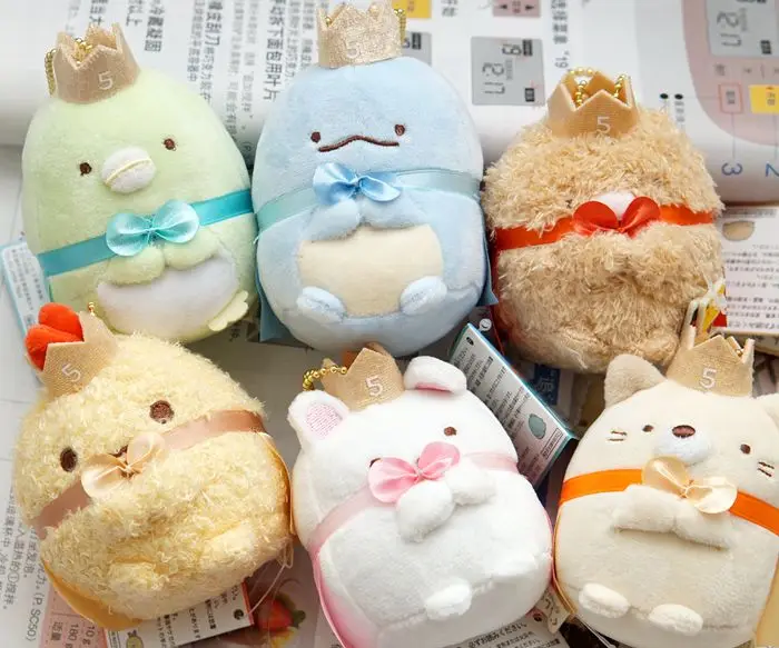 San X Icecream/Корона модель Медведь Подвески Сумико гураши плюшевый брелок с