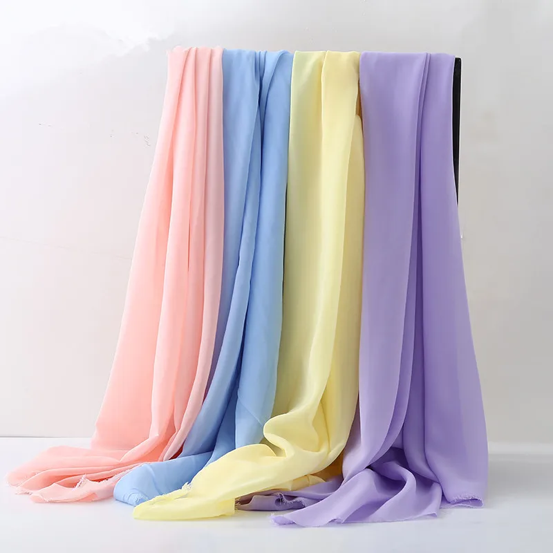 chiffon material gown