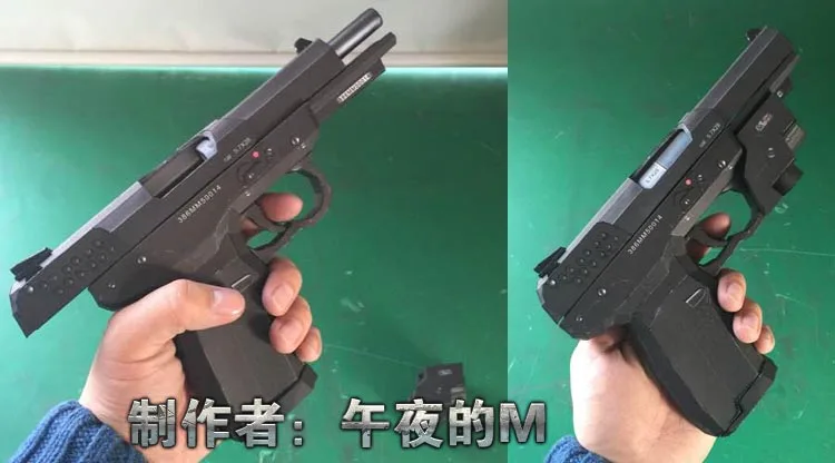 1:1 FN57 пистолет непальная 3D бумажная модель