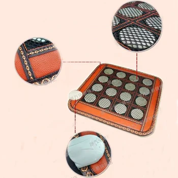 

Hot Sale Natural Double can be Heated Jade Cushion Pad Thermal Health 45X45CM Free Shipping