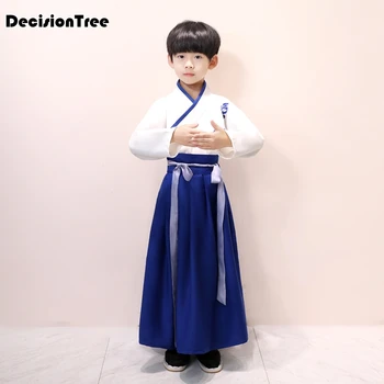 

2019 new children traditional ancient chinese silk clothing for girls hanfu dance costumes folk costume kids tang fairy dress