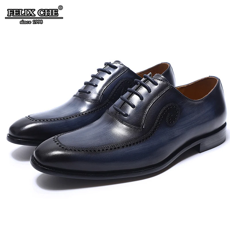 

LUXURY BRAND GENUINE LEATHER SHOES MEN LACE UP OFFICE WORK SHOES SOLID FORMAL BROGUE POINTED TOE OXFORDS WEDDING SHOES SUMMER