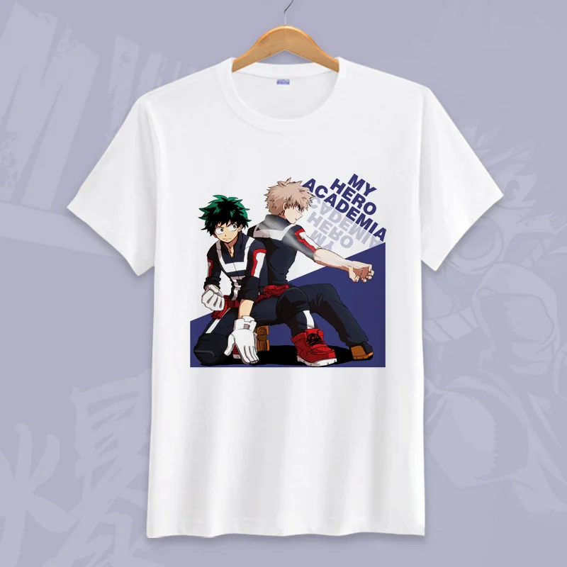 Coshome Boku No Hero Academia T-Shirt Short Sleeve Tee Shirt  My Hero Academia Izuku Midoriya Printed Summer Costume (11)