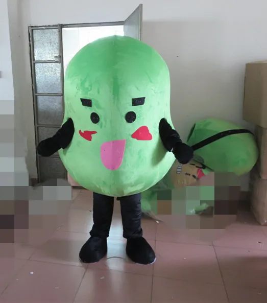 

Latest high quality mung bean mascot costumes mung bean dress cartoon mascot costume Holiday special clothing