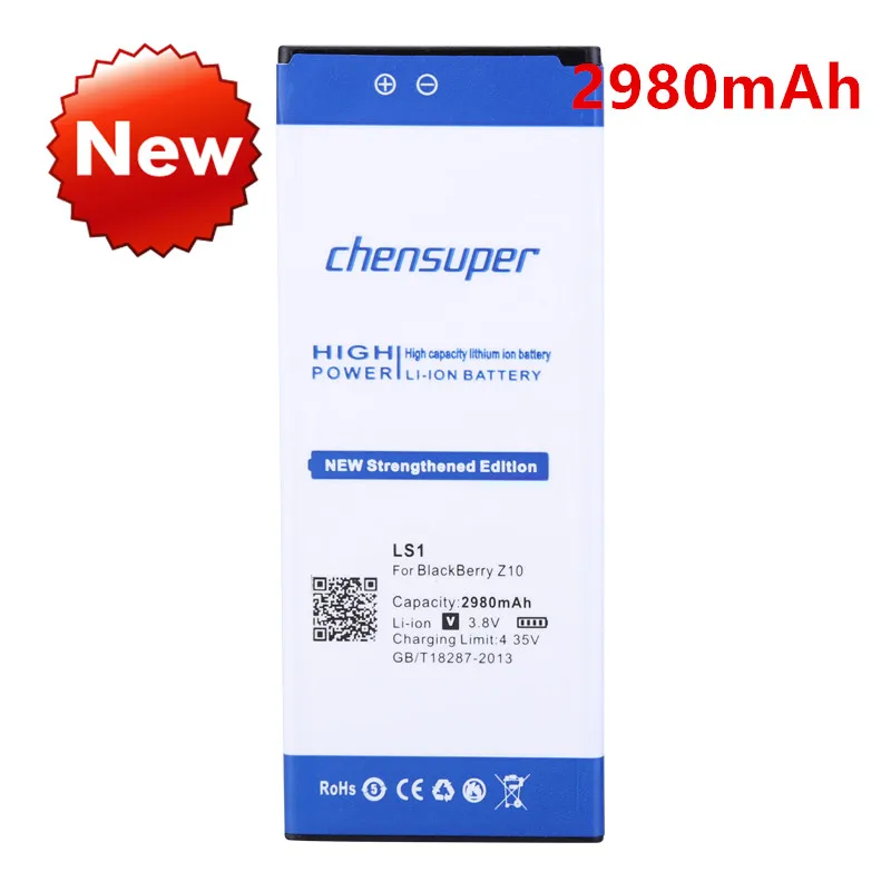 Chensuper 2980Mah Ls1 Ls-1 Batteria Per Blackberry Z10 Stl100-2 Z10 Lte Stl100-3 Z10 Stl100-1