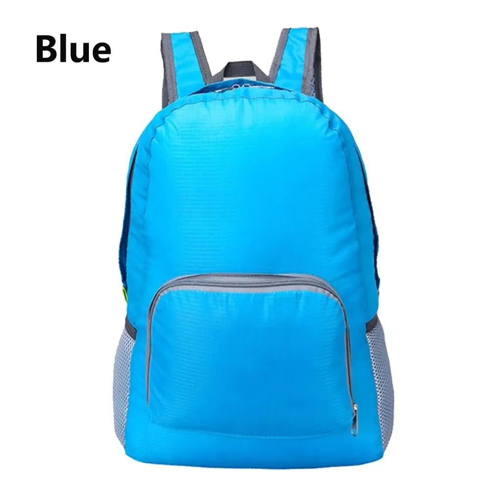 blue 20L водонепроницаемый нейлоновый легкий складной Женский Мужской рюкзак дорожный рюкзак - Цвет: blue
