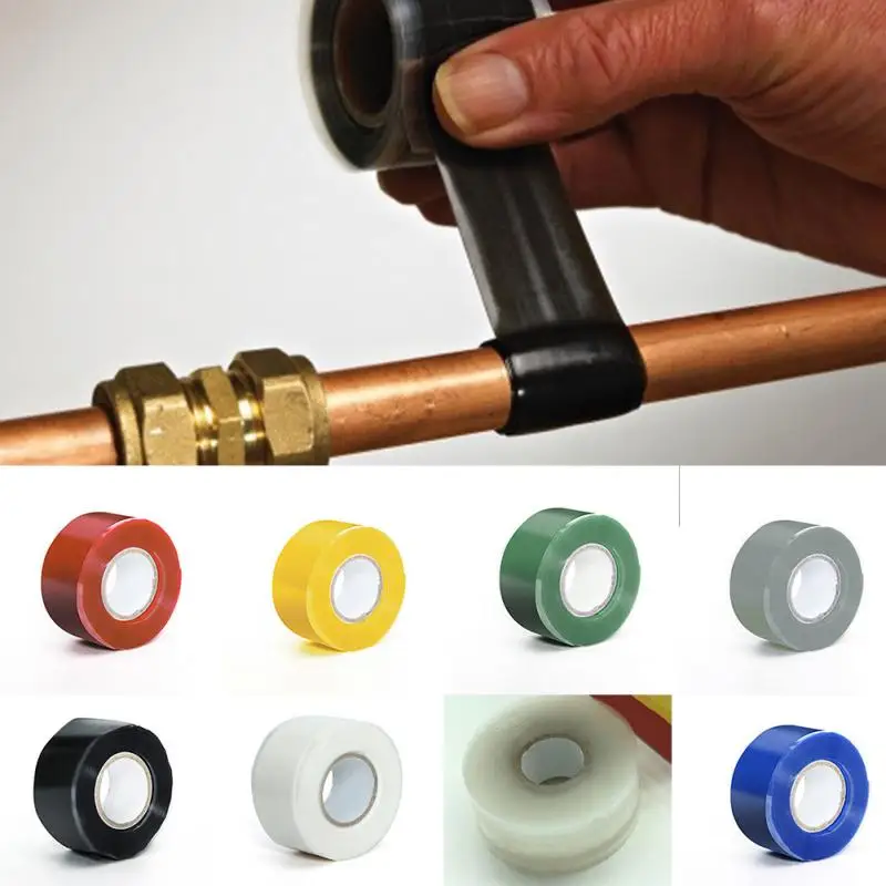 

High Quality Silicone Waterproof tape Gardening Universal Tape Useful Insulated Rubber Tape Silicone Hose Pipe Wire Repair Tape